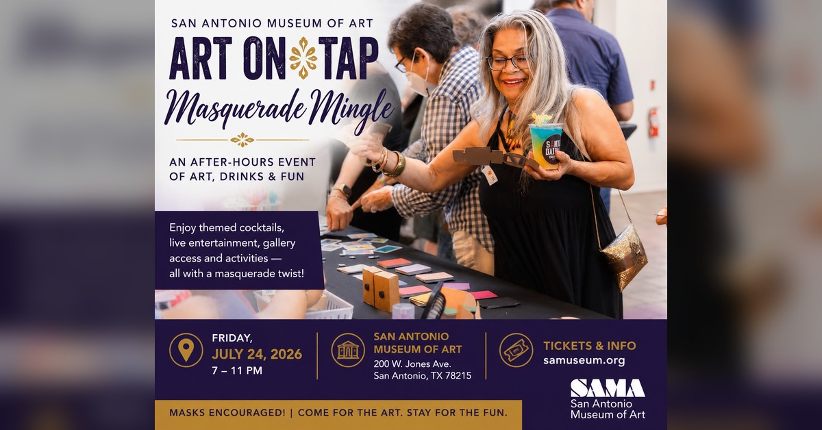 Image for Art on Tap: Masquerade Mingle at San Antonio Museum of Art: reviewed-facebook-cover-d5c489d6aff5.jpg.